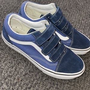 Navy Blue Strap Vans